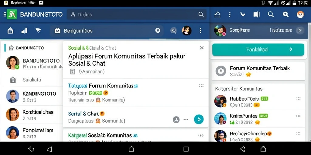 Antarmuka Forum Komunitas BANDUNGTOTO yang menarik dan interaktif.