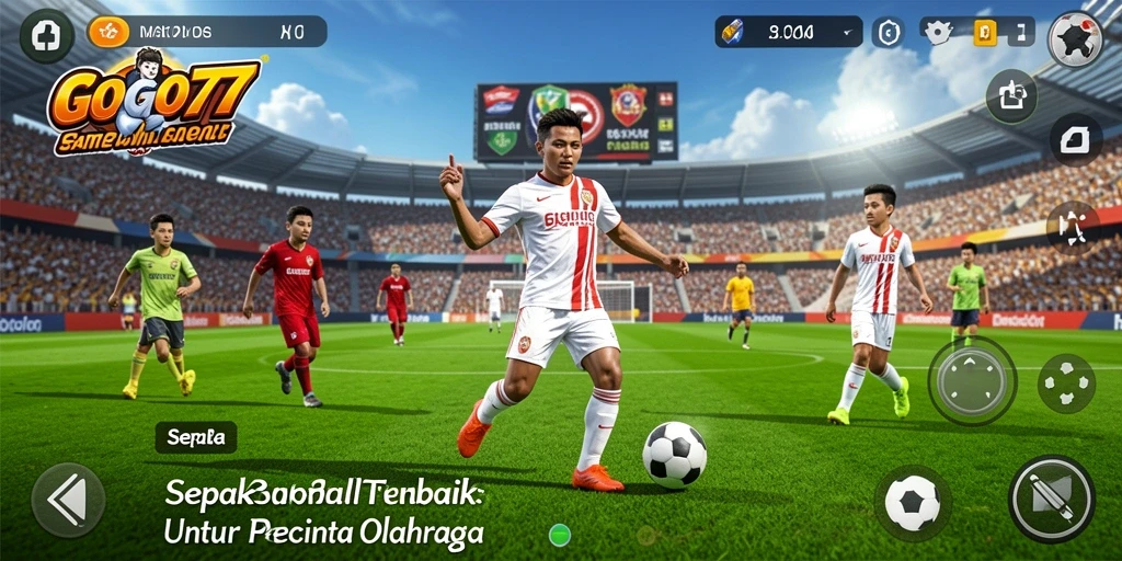Tampilan antarmuka GOGO77 yang menarik dan penuh aksi sepak bola.