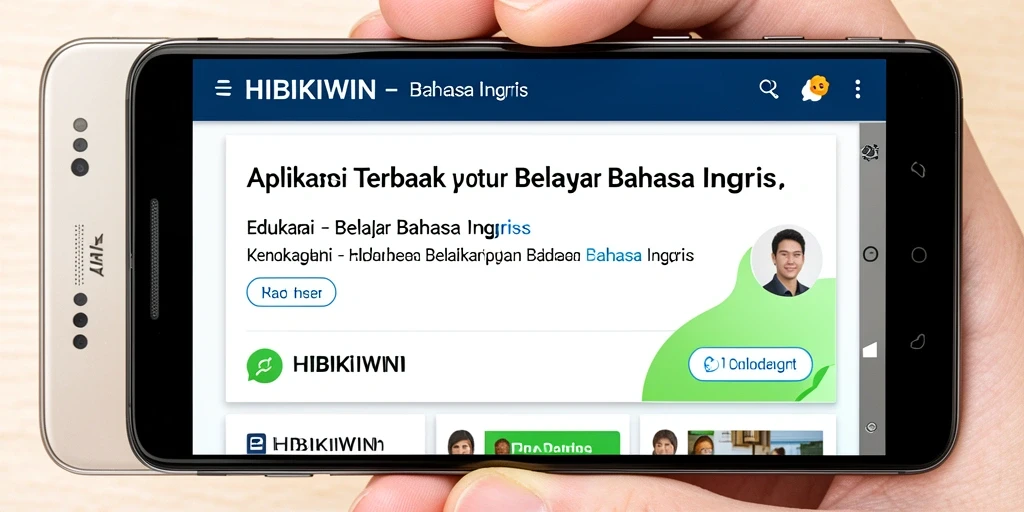 Antarmuka HIBIKIWIN yang intuitif dan ramah pengguna.