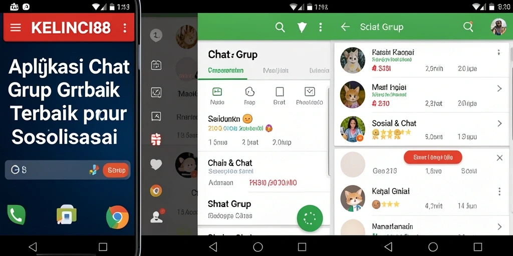 Antarmuka KELINCI88 yang menarik dan intuitif untuk Chat Grup.