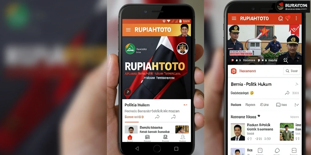 Tampilan antarmuka RUPIAHTOTO yang modern dan informatif.