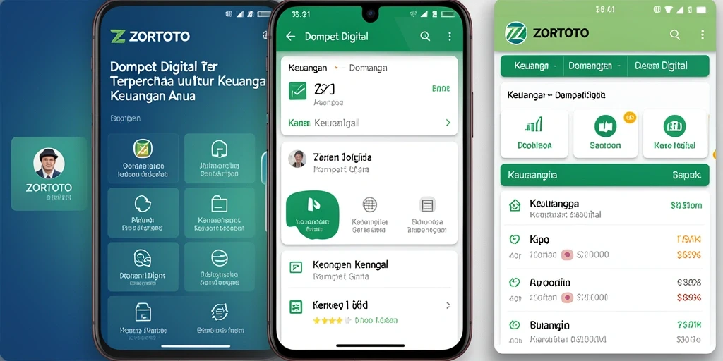 Tampilan antarmuka ZORTOTO yang user-friendly dan modern.